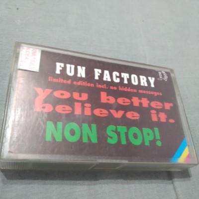 CASETA AUDIO FUN FACTORY-NON STOP ORIGINALA RARA!!! foto