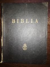 Biblia (ed.1) tradusa de preotii profesori Vasile Radu si Gala Galaction foto