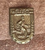 QW9 N8 57 - insigna - comunism - Cupa tineretului muncitor - 1949, Romania 1900 - 1950