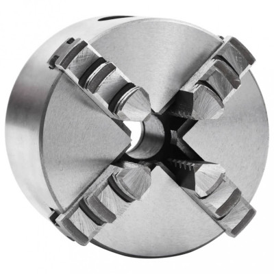 vidaXL Mandrină de strung cu 4 fălci, 80 mm, oțel 146708 foto