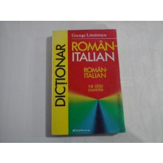 DICTIONAR ROMAN-ITALIAN - GEORGE LAZARESCU