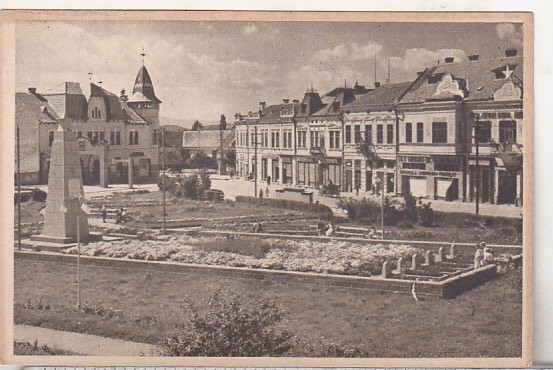 bnk cp Gheorghieni - Piata Libertatii - circulata 1956 - Libraria noastra