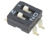 Comutator DIP-Switch 2 Secțiuni ON-OFF 24VDC