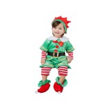 Costum Elf (Spiridus) pentru copii 3-4 ani (92/104 cm)