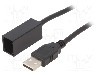 Adaptor USB/AUX, USB A mufa, {{Culoare}}, ACV - 44-1202-003