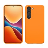 Husa kwmobile pentru Samsung Galaxy S23, Silicon, Portocaliu, 60273.150