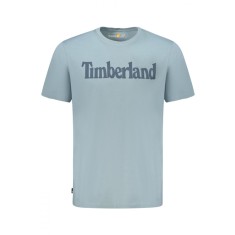 Timberland Tricou TFO SS Linear Tea barbati, cu imprimeu, Regular fit, Albastru prafuit, S