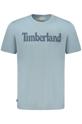 Timberland Tricou TFO SS Linear Tea barbati, cu imprimeu, Regular fit, Albastru prafuit, S foto
