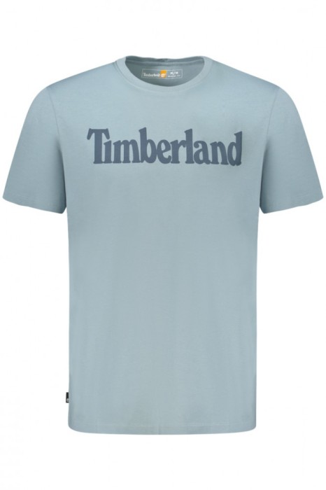 Timberland Tricou TFO SS Linear Tea barbati, cu imprimeu, Regular fit, Albastru prafuit, S