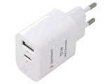 Alimentator Gembird 5V 2.4A 12W Plug-in Alb TA-UC-2AC12-01