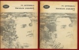 Mihai Eminescu &quot;Literatura populara&quot; 1979 - 2 volume BPT Nr. 1000 si 1000