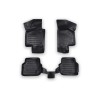 Set 4 Buc. Covoare din Cauciuc stil Tavita Compatibile VW Jetta 6 2011-2017, Negru, Oem