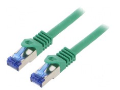 Patch cord S/FTP 6a verde 15m foto
