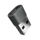 Adaptor USB tata - USB TYPE C mama incarcare/sincronizare metal V-TAC, Vtac