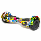 Hoverboard Complete Lite Freewheel, 2 x 200 W, autonomie 8-12 km, Bluetooth, LED-uri, difuzoare incluse, maxim 50 kg, Multicolor
