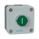 Buton Cu Revenire 1No Ip65 Verde &ndash; ELMARK | 401132