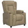 VidaXL Fotoliu rabatabil, cappuccino, piele ecologică 339070