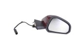 Oglinda Laterala Dreapta Ford Mustang Coupe 2017, Negru/Portocaliu, Unghi Mort, Isotrade/Mekra, Garantie 12 Luni