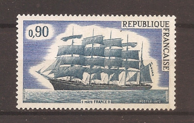 Franta 1973 - Nava franceza cu vele, MNH foto