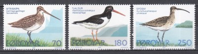 Insulele Feroe 1977 - Viața păsărilor, MNH foto