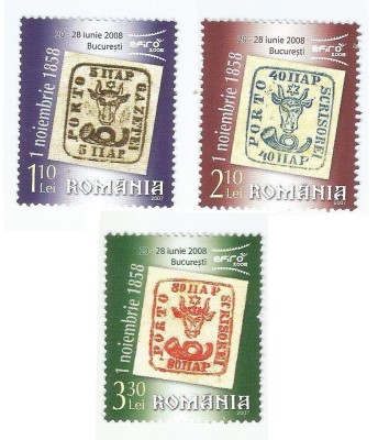 |Romania, LP 1777/2007, Expozitia Filatelica Mondiala EFIRO 2008 (II), MNH foto