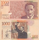 Columbia 1000 Pesos 2015 UNC Bancnota originala