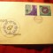 FDC Romania 1967 Expo 67 Montreal (cu 2 din cele 4 val ale seriei)