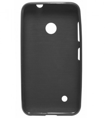 Husa silicon neagra pentru Nokia Lumia 530 foto