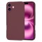 Husa silicon iPhone 16 Plus Techsuit SoftFlex, bordo