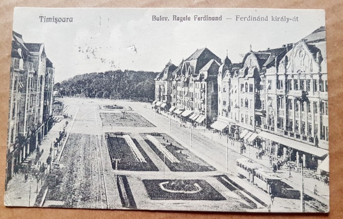 F689-Timisoara-B-dul Regele Ferdinand fara Catedrala Ortodoxa 1926.