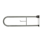 BARA CU PORTHIRTIE DUBLU RABATABILA CROM 73X23,5X11CM PENTRU PERSOANE CU DIZABILITATI