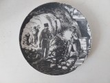 Farfurie decorativă din porțelan fin bavarez, produsă de Seltmann, Bavaria &ndash; West Germany