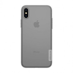 Husa iPhone X XS Nature Original Nillkin Tpu Fumuriu - Blister foto