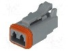 Conector auto, AT, 2 pini, AMPHENOL - AT06-2S