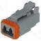 Conector auto, AT, 2 pini, AMPHENOL - AT06-2S