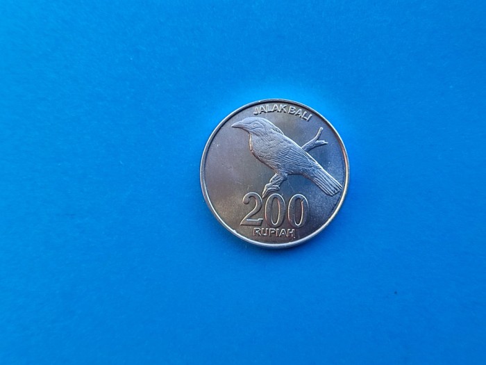 200 Rupiah 2003 Indonesia-AUN-UNC-luciu de batere