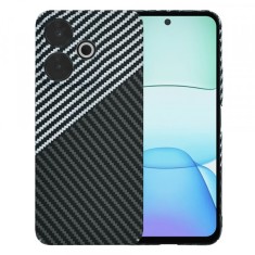 Husa pentru Xiaomi Poco M6 4G / Redmi 13, Techsuit, Carbonite FiberShell, Neagra Gri