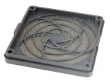 Protecție Plastic 80x80mm cu Șurub și Filtru 45ppi