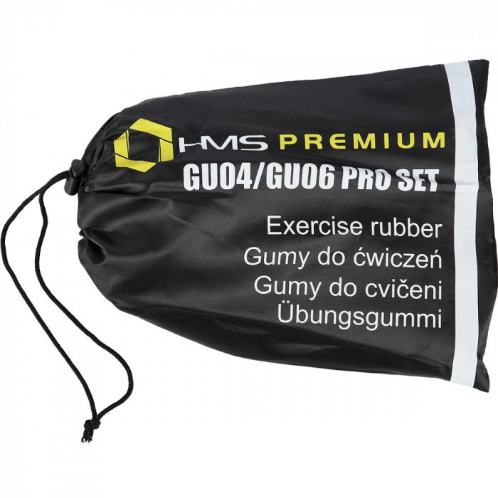 Set benzi elastice MIX HMS GU04, GU06 PRO FitLine Training