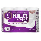 Cumpara ieftin Hartie igienica 5 straturi 6 role/set Kilo Confort