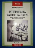 Interpretarea datelor calitative - David Silverman, Sociologie, Polirom 2004