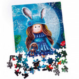 Puzzle Pretty doll in the moonlight, 23x30 cm, 120 piese De.tail DT100-02