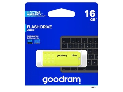 Pendrive USB 2.0 16GB, galbenă foto