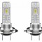Set 2 becuri LED H8 / H11, 55W, lumina alb-rece, 16.000 Lumeni, Fara cablu