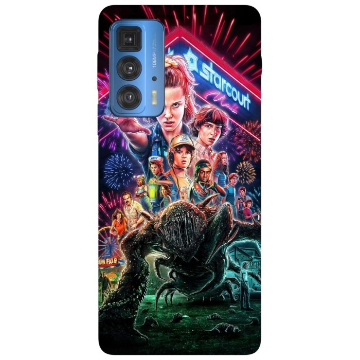 Husa compatibila cu Motorola Edge 20 Lite model Stranger Things, Silicon, TPU, Viceversa