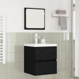 Cumpara ieftin Set de mobilier pentru baie 3 pcs Stejar Artisan și Alb Mediu
