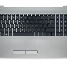 Carcasa superioara cu tastatura palmrest Laptop, HP, 250 G4, 255 G4, 256 G4, 250 G5, 255 G5, 256 G5, 15-AC, 15-AF, 15-AY, 15-BA, 15-BN, argintie, layo