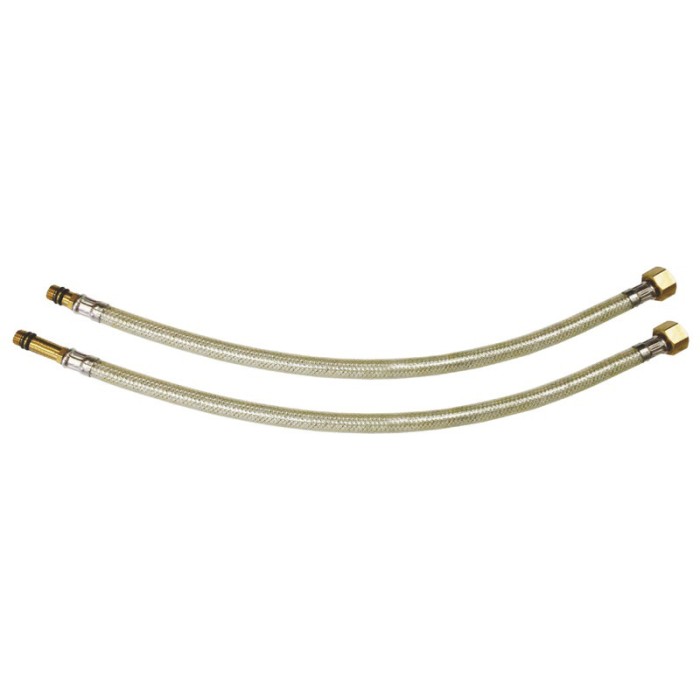 Racord apa pentru baterie, izolat, 3/8, 600 mm, Fi, 2 buc / set