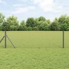 Gard de s&acirc;rmă sudată Gri 0,4 x 25 m Oțel