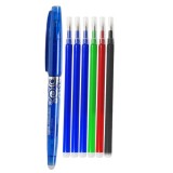 Set Pix cu Radiera 0.7mm + 6 Rezerve, Roller Multicolor, Cerneala Termosensibila